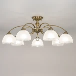 Потолочная люстра на штанге Citilux Франческа CL417173 (220V, хрусталь, подвески)