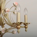 Подвесная люстра Abrasax Suzanne SD0843/5 (220V, на цепи, цветы, листья, розы)