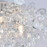 Потолочная люстра хрустальная Reluce 04033-0.3-06 WH+SILVER PN (220V)