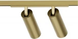 Трековый светильник для магнитного шинопровода Denkirs Shine Spot DK5742-SB 48V 8W*2 сатинированная латунь (LED, круглые)