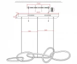 Подвесной светильник Kink Light Сена 07609-5AL,33