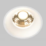 Встраиваемый светильник под гипсокартон Maytoni Round DL058-12W2.7K-TRS-W (LED, 220V, круглые)