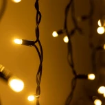 Светодиодная гирлянда ARD-EDGE-PRO-4000x600-BLACK-128LED-FLASH Warm/Warm (230V, 8W) (IP65)