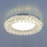 Встраиваемый точечный светильник Elektrostandard 1063 GX53 CH / CL хром прозрачный