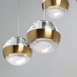 Подвесной светильник DeMarkt Капелия 730010809 (LED, 220V, пульт управления, на проводе, шарики)