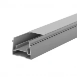 Профиль алюминиевый разделительный встраиваемый серый 40х32х2000мм для натяжных потолков (под гарпун) Wolta WAP WAP-S-40/32/2000-A