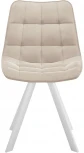 Стул DikLine 229 поворотный, B03 BEIGE, ножки белые