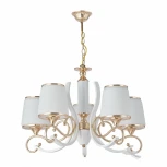 Подвесная люстра Arte Milano Florentia-3857 303857/5 Wh/Gd (220V, на цепи)