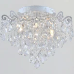 Потолочная люстра хрустальная Reluce 04033-0.3-06 WH+SILVER PN (220V)