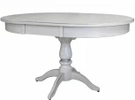 Стол обеденный Моро 04 раздвижной белый/серебро 100/140*100 от фабрики Mebelik