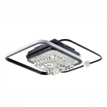 Потолочный светильник светодиодный хрустальный с пультом с регулировкой цветовой температуры LED4U LED4U L8022-450 BK