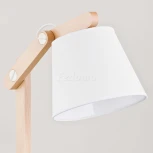 Интерьерная настольная лампа Alfa Joga White 23978 (для детской, 220V, бук)