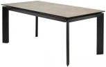 Стол CREMONA 180 HYDRA MOKA TL-52 матовая испанская керамика / черный каркас М-City