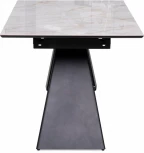 Стеклянный стол Стиг (Стиг 180(230)х90х77 carla larkin / черный) Woodville арт.588015