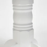 Cтол обеденный CLIFF (mod. 4242PE-30 WH-T/B) белый (дерево гевея, МДФ)