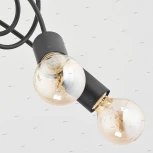 Потолочная люстра Alfa Tango Black 23175 (220V)