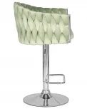 Стул барный DOBRIN MARCEL (пудрово-мятный велюр (MJ9-87))