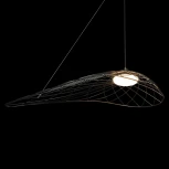 Подвесной светильник Loft It Tressage 10127/590 Black (LED, 220V, на тросе, листья, плетеные)