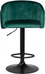 Стул барный DOBRIN DARCY BLACK (зеленый велюр (1922-9))