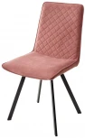 Стул PAINT, цвет B36 Розовый, велюр / черный каркас