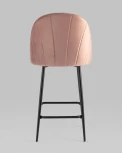 Стул полубарный велюр пыльно-розовый Stool Group Логан УТ000034606