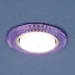 Встраиваемый точечный светильник Elektrostandard 3030 GX53 VL фиолетовый