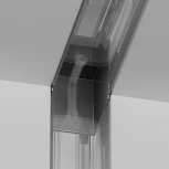 Коннектор угловой внутренний Radity встраиваемый черный (магнитный) Maytoni Technical TRA084CT-12B