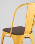 Стул Stool Group TOLIX WOOD желтый УТ000001672