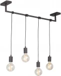 Подвесной светильник Vitaluce V3032-1/4S, 4xE27 макс. 40Вт (220V, на проводе)