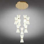 Подвесная люстра каскадная Aployt Charlayn APL.771.06.80 (LED, 220V, на проводе)