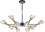 Потолочная люстра на штанге Arte Milano Neapolis-76708 276708/12 BK/GD (220V)