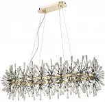 Подвесной светильник Floriane WE119.24.323 Wertmark (220V, хрусталь, на тросе)