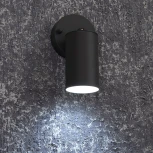 Архитектурная подсветка Feron Бостон 48322 DH1704, на стену, GU10 черный (220V, круглые, IP54)