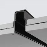 Шинопровод под гипсокартон низковольтный встраиваемый Feron 41965 черный, 2м, CABM1001