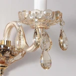 Бра Favourite Brendy 1738-1W (220V, хрусталь, подвески, подсвечник, свеча)