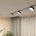 Трековый светильник 220 Denkirs Smart Linear DK8070-BK (LED, пульт управления, круглые)