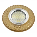 Встраиваемый точечный светильник Fametto Luciole DLS-L144 GU5.3 GLASSY/GOLD (220V, круглые)