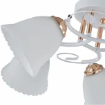 Потолочная люстра на штанге Arte Milano AMALFI-325395 325395/5A WH+FG (220V)