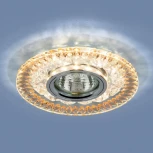 Встраиваемый точечный светильник Elektrostandard 2198 MR16 CL/GD прозрачный/золото