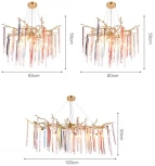 Подвесная люстра Veneta 8 ImperiumLoft Veneta01 (179932-26) (220V, на тросе)