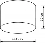 Потолочный светильник круглый Lighthall Camerona 45 LH022036 (круглые)