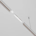 Коннектор питания прямой Exility белый (магнитный) Maytoni Technical TRA034PC-42W (48V)