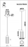 Подвесной светильник ST Luce Kendo SL1213.703.01