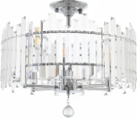 Потолочная люстра хрустальная на штанге Arte Milano Sorrento-2409 372409/6/100/470 CR (220V)