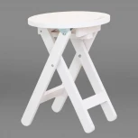 Табурет складной снег Mebelik арт.008422