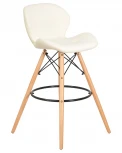 Стул барный BUTTERFLY BAR (ножки светлый бук, цвет кремовый)