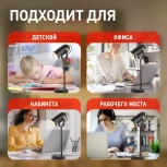 Офисная настольная лампа ЭРА N-117-Е27-40W-BK (220V, выключатель)