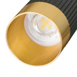 Трековый светильник однофазный Wolta WTL-MR11/16BG под лампу MR11 с цоколем GU10 Черный / золотой SHELL