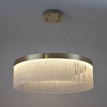 Подвесная люстра светодиодная хрустальная с регулировкой цветовой температуры Modelux MODESTYLE MS.9701.800 BS