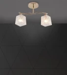 Потолочная люстра на штанге Seven Fires Fabo SF3376/2C-FGD-WT